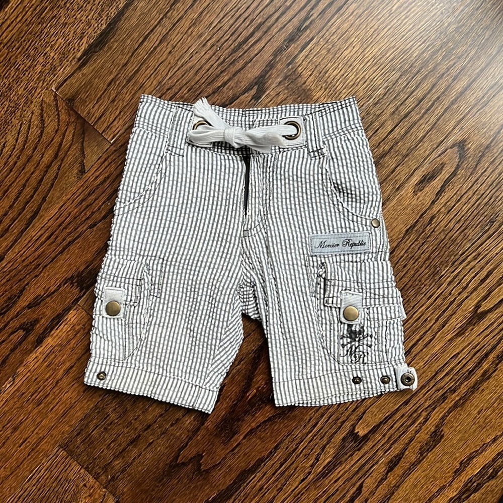 Monster‎ Republic Boys Cargo Shorts Size 6-12M